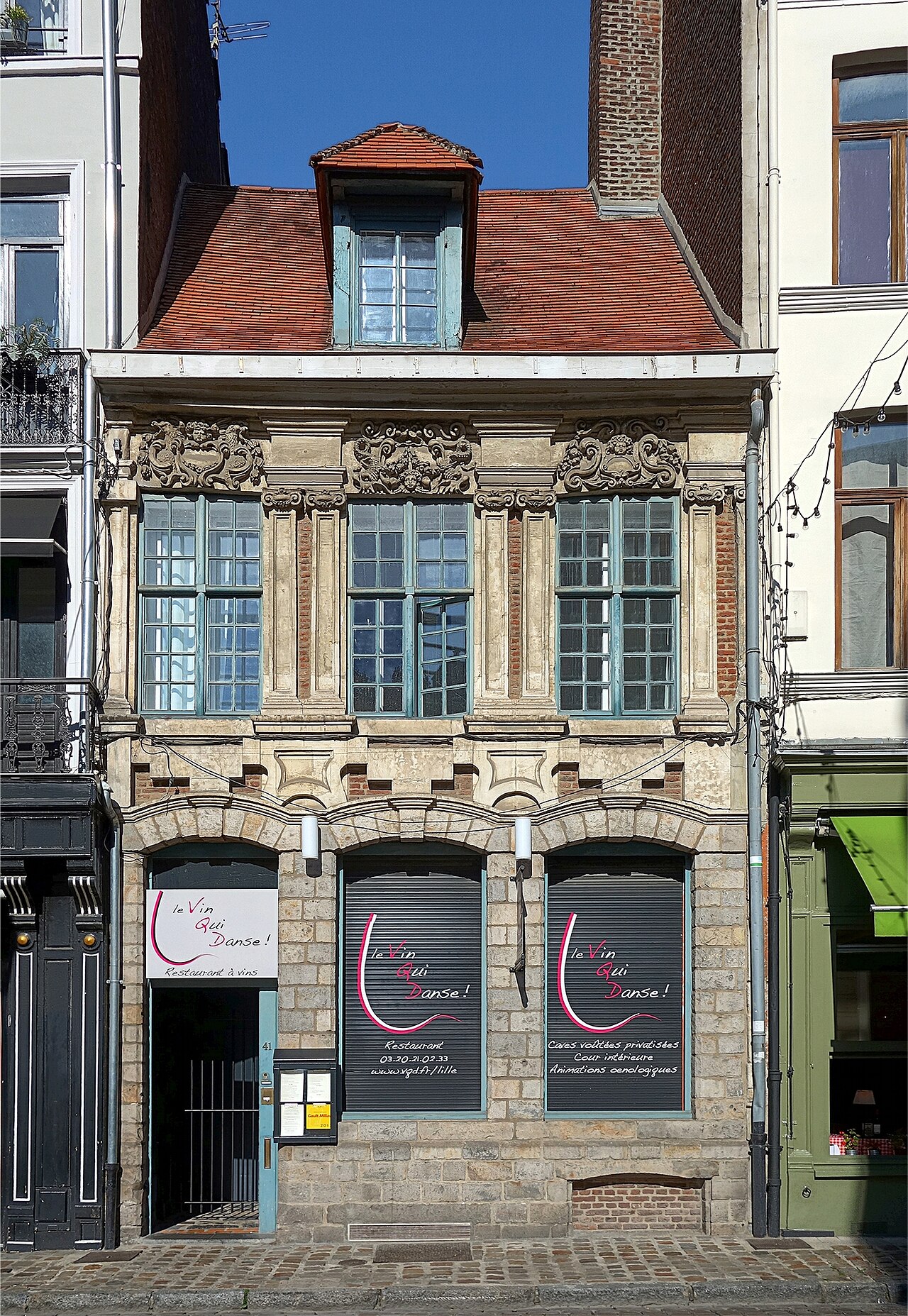 La rue de Gand, où se trouve Estaminet Chez la Vieille