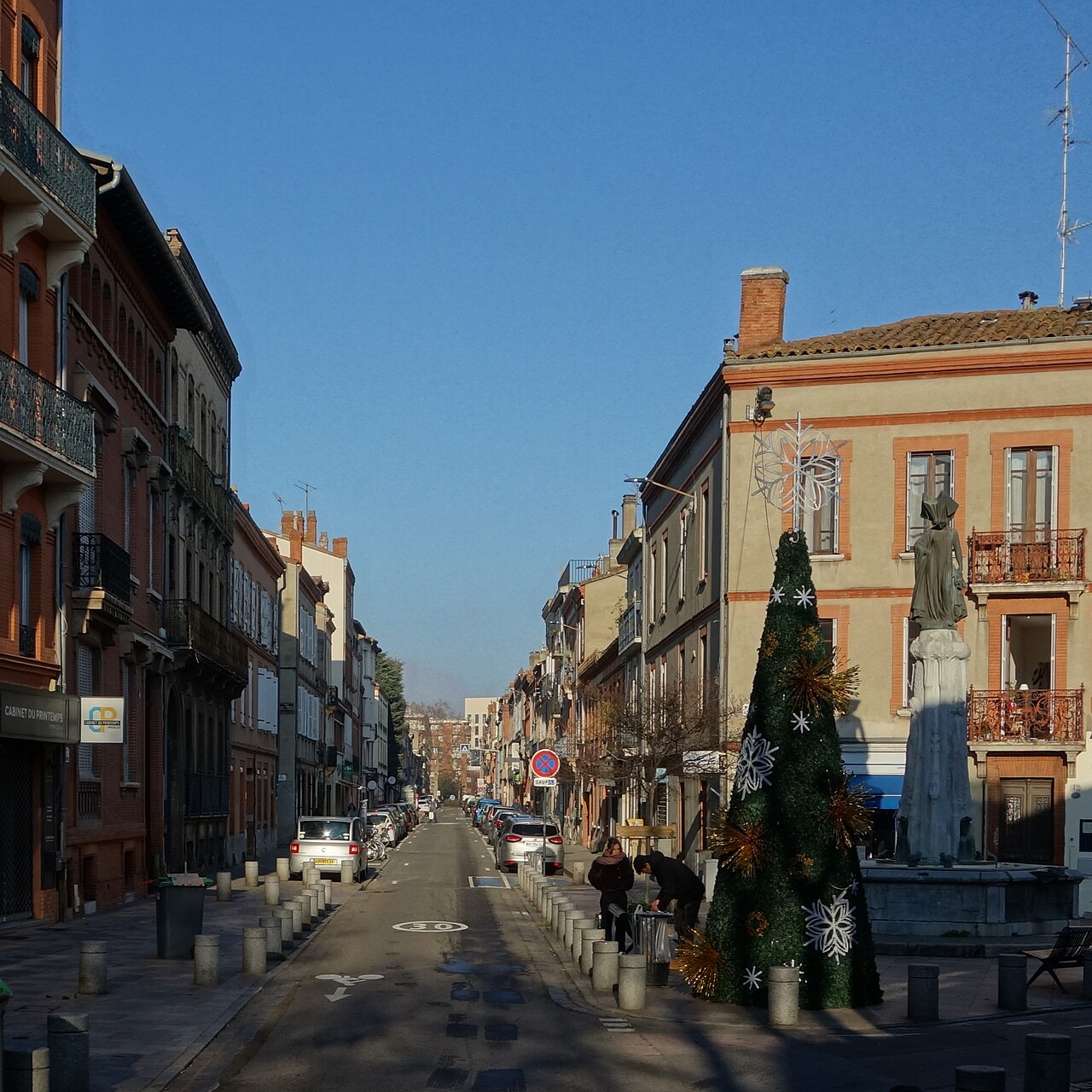La place de la Concorde à Toulouse, où se trouve le Café de la Concorde