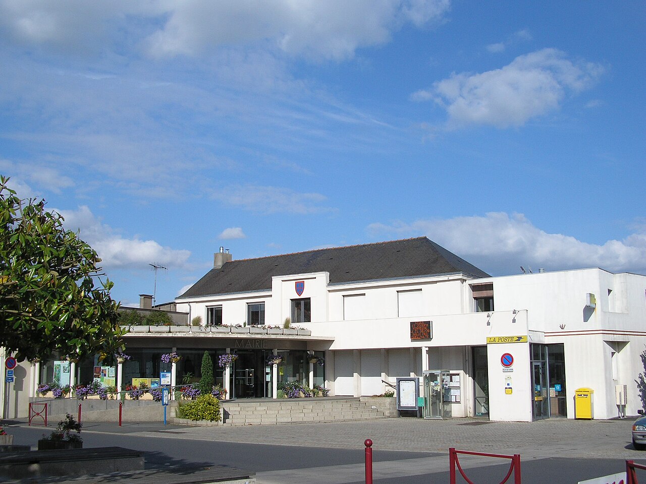 La mairie de Villedieu-la-Blouère, Maine-et-Loire